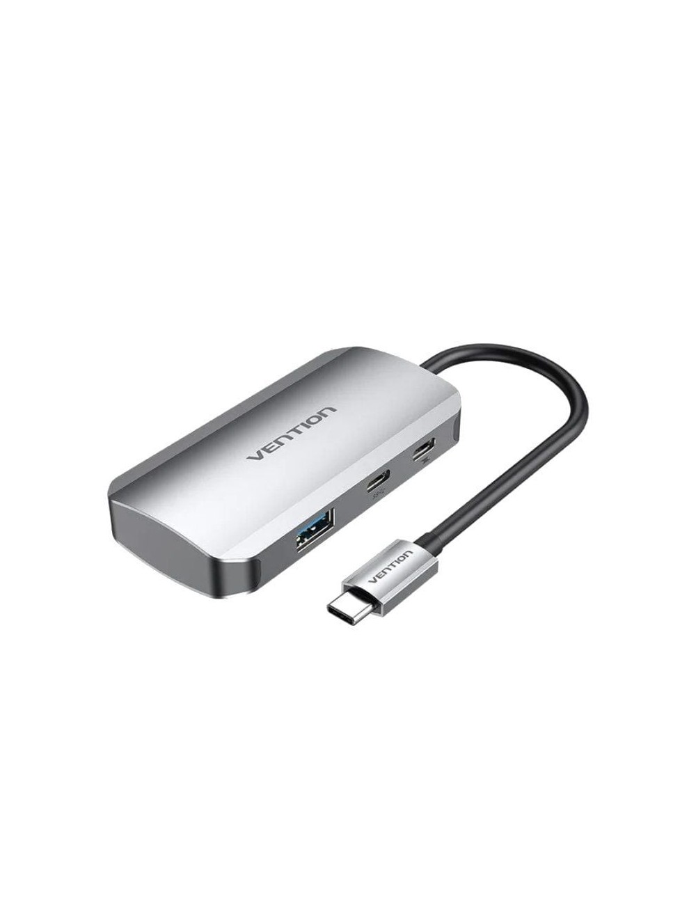 Hub USB Tipo-C Vention TNDHB/ 3xUSB/ 1xUSB Tipo-C/ 1xUSB Tipo-C PD