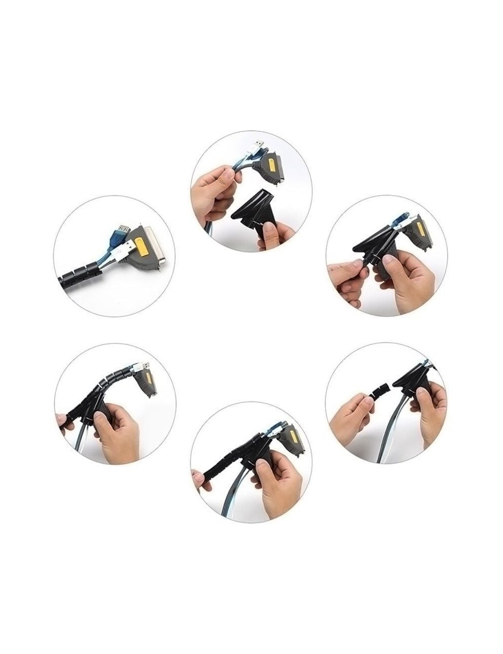 Organizador de Cables Aisens A151-0605/ 3m