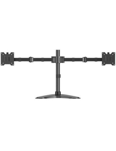 Soporte de Sobremesa para 2 Monitores Aisens DT35TSR-361/ Giratorio/ Inclinable/ hasta 20kg