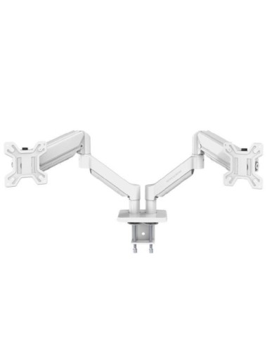 Soporte de Mesa para 2 Monitores Mars Gaming MARM-PRO2/ Giratorio/ Inclinable/ Rotatorio/ hasta 10kg