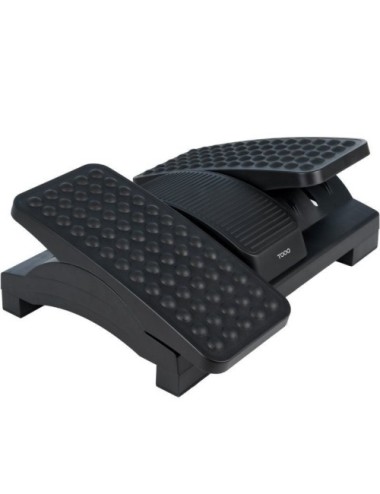 Reposapiés Ajustable/ Inclinable TooQ TQFR0605-B/ 430 x 320 x 105-130 mm