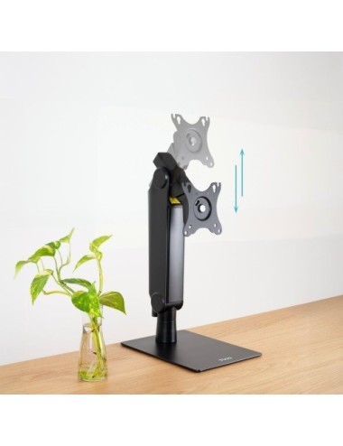 Soporte de Sobremesa para Monitor TooQ DB1741TN-B/ Giratorio/ Inclinable/ hasta 8kg