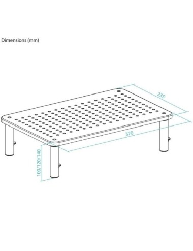 Soporte para Monitor TooQ TQMR081/ hasta 20kg