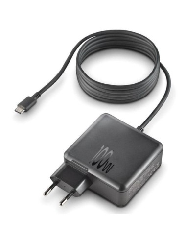 Cargador de Portátil GaN NGS GAN100W-C USB Tipo-C/ 100W/ Automático/ Voltaje 5-20V