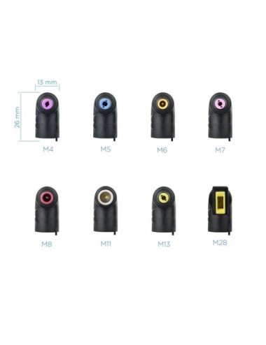 Cargador de Portátil TooQ TQLC-65BS02AT/ 65W/ 1xUSB/ Automático/ 8 Conectores/ Voltaje 18.5-20V/ 1 USB