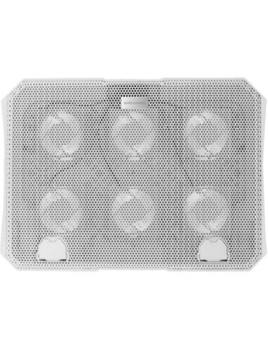 Soporte Refrigerante Mars Gaming MNBC23 para Portátiles hasta 16'/ Iluminación LED