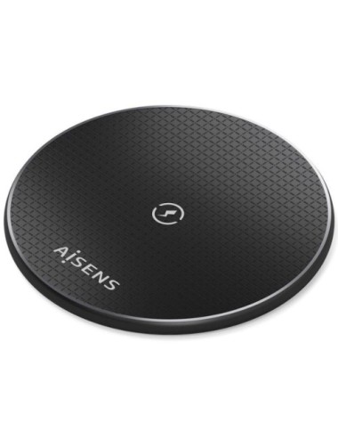 Base de carga Inalámbrica Aisens ASCH-15W1WC058-BK 15W/ Negro