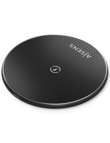 Base de carga Inalámbrica Aisens ASCH-15W1WC058-BK 15W/ Negro