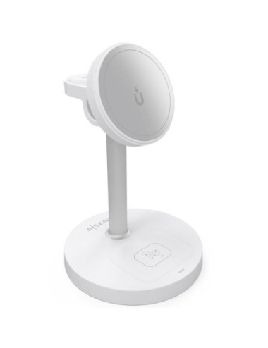 Base de carga Inalámbrica Aisens ASCH-15W3WC065-W/ 15W/ Blanco