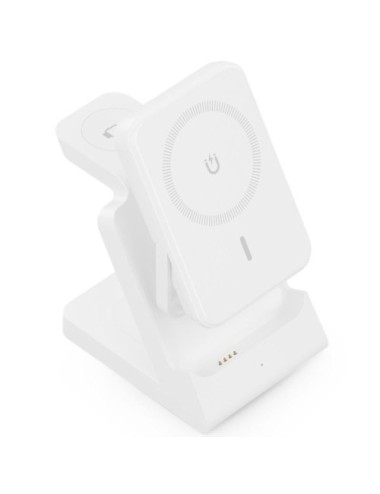 Base de carga Inalámbrica Aisens ASCH-15W4WC063-W/ 15W/ Blanco