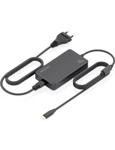 Cargador Sobremesa GaN Aisens ASCH-1PD100D070-BK/ 1xUSB Tipo-C/ 100W