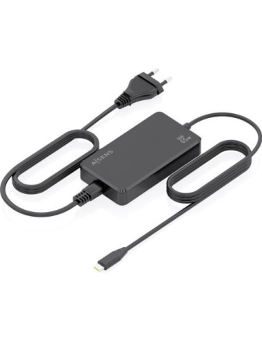 Cargador Sobremesa GaN Aisens ASCH-1PD65D068-BK/ 1xUSB Tipo-C/ 65W