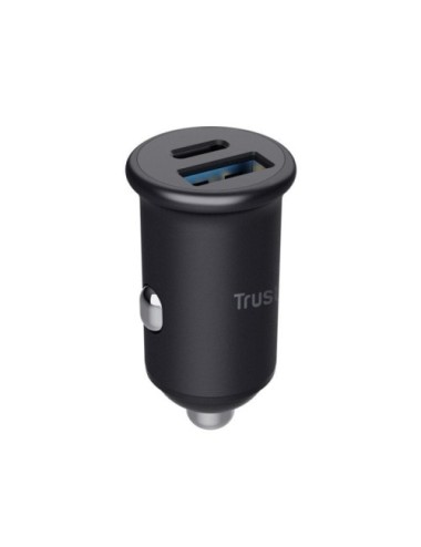Cargador de Coche Trust Maxo/ 1xUSB-Tipo C/ 1xUSB/ 38W