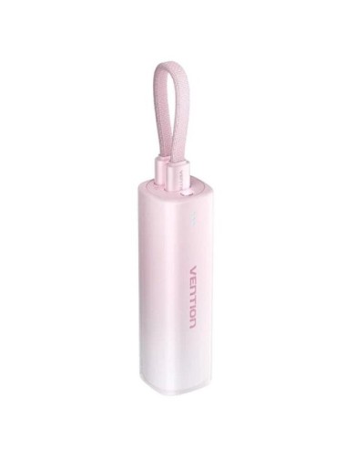 Powerbank 5000mAh Vention FHWR0/ 20W/ Rosa