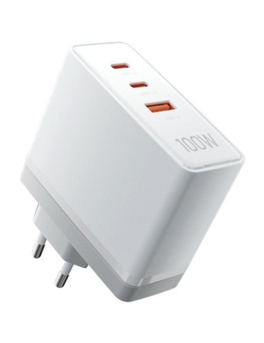 Cargador de Pared GaN Vention FEGW0-EU/ 2xUSB Tipo-C/ 1xUSB/ 100W