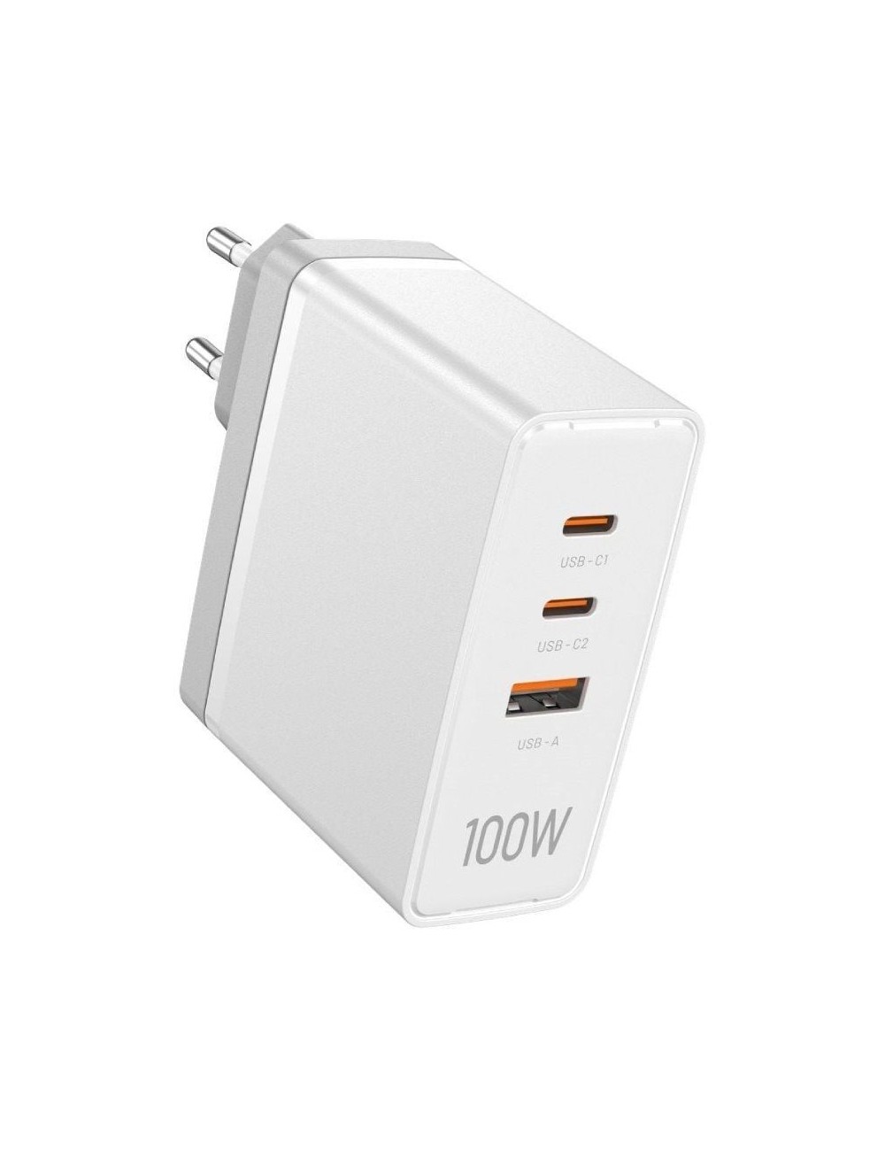 Cargador de Pared GaN Vention FEGW0-EU/ 2xUSB Tipo-C/ 1xUSB/ 100W