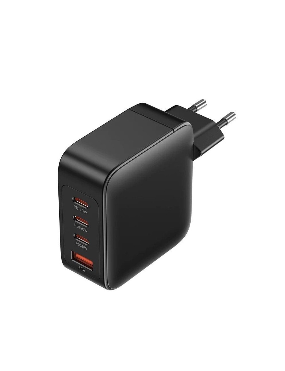 Cargador de Pared GaN Vention FEIB0-EU/ 3xUSB Tipo-C + Cable USB Tipo-C/ 1xUSB/ 140W