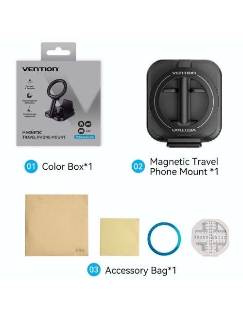 Soporte para Smartphone Vention KSNB0/ Negro