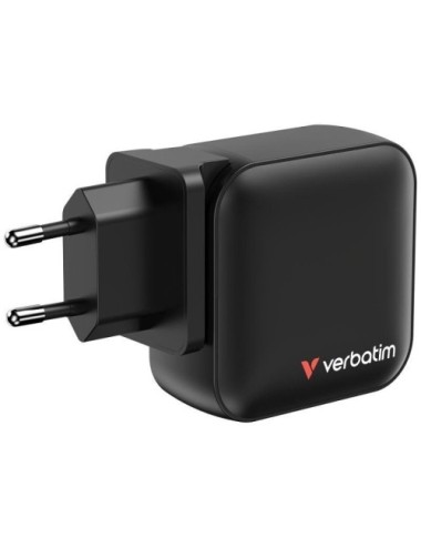 Cargador de Pared Universal GaN para Viaje Verbatim Mini GaN Wall Charger/ 3xUSB Tipo-C/ 1xUSB/ 100W