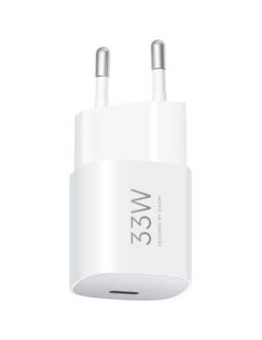 Cargador de Pared GaN Xiaomi 33W Nano Power Adapter 1xUSB Tipo-C/ 33W