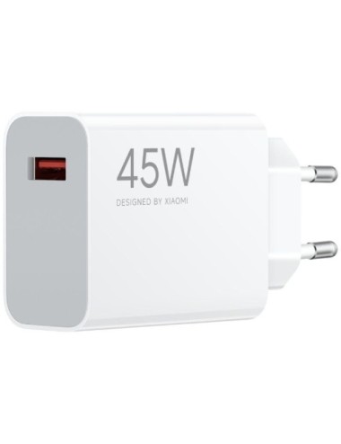 Cargador de Pared Xiaomi 45W Turbo Charger/ 1xUSB/ 45W