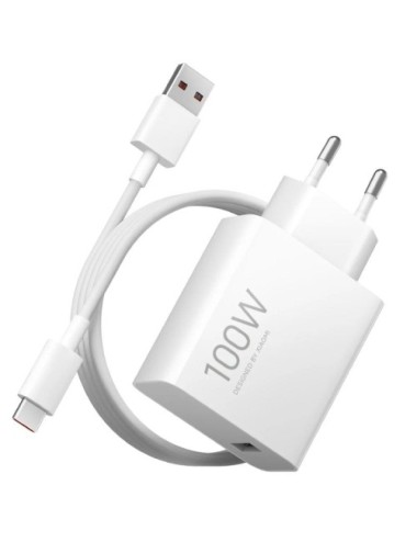 Cargador de Pared Xiaomi 100W Charging Combo (Type-A)/ 1xUSB + Cable USB Tipo-C/ 100W