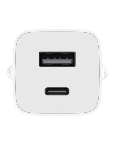 Cargador de Pared GaN Xiaomi Mi 65W Fast Charger 1xUSB Tipo-C/ 1xUSB A/ 65W