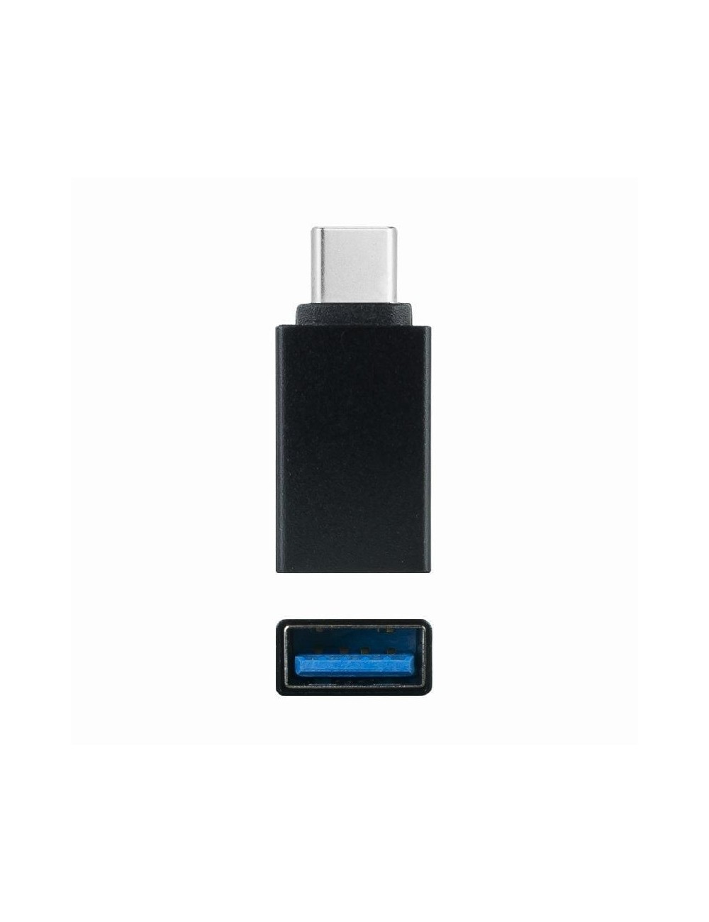 Adaptador USB 3.1 Nanocable 10.02.0010/ USB Hembra - USB Tipo-C Macho