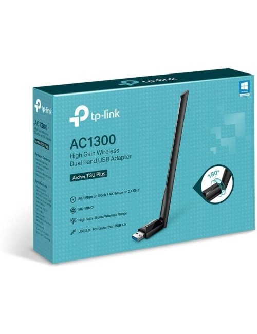 Adaptador USB - WiFi TP-Link Archer T3U Plus/ 867Mbps