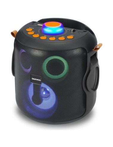 Altavoz con Bluetooth Daewoo Karaoke DW3008/ 15W/ 1.0
