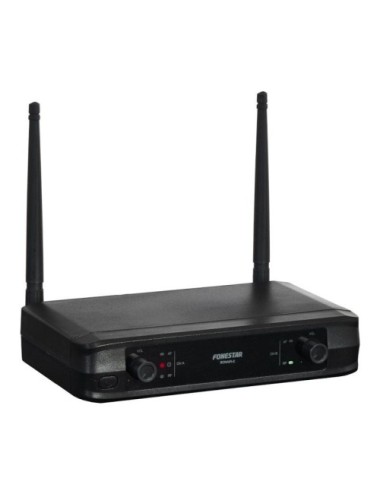Micrófono Inalámbrico Doble Mano y Petaca UHF Fonestar SONAIR-2MP/ Incluye Receptor