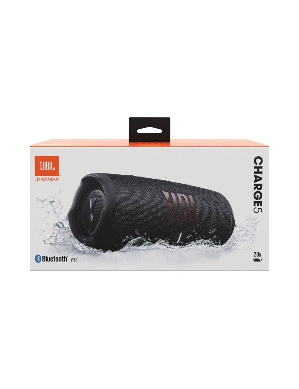 Altavoz con Bluetooth JBL Charge 5/ 40W/ 1.0/ Negro