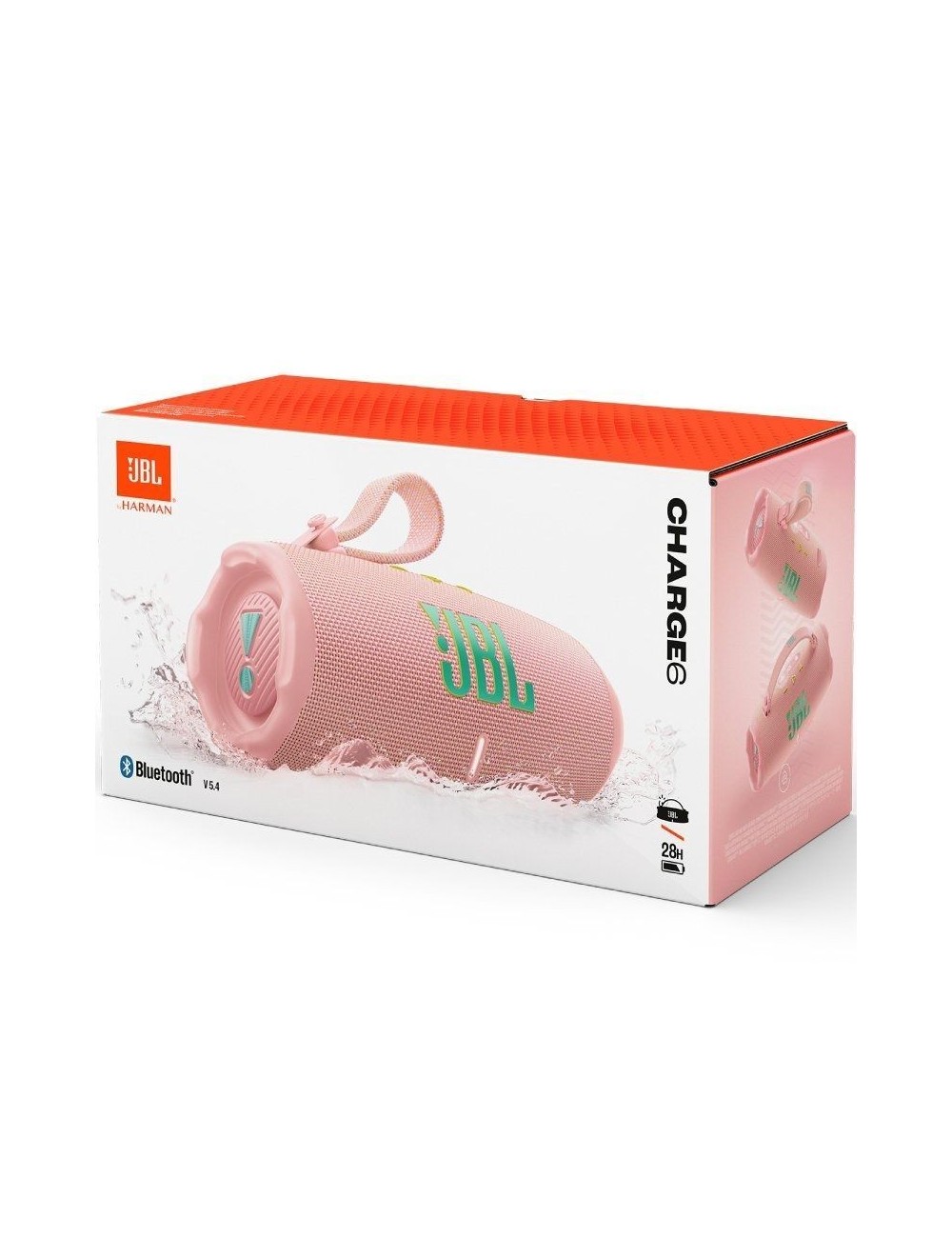 Altavoz con Bluetooth JBL Charge 6/ 45W/ 1.0/ Rosa
