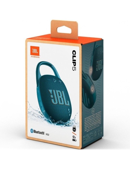 Altavoz con Bluetooth JBL Clip 5/ 7W/ 1.0/ Azul