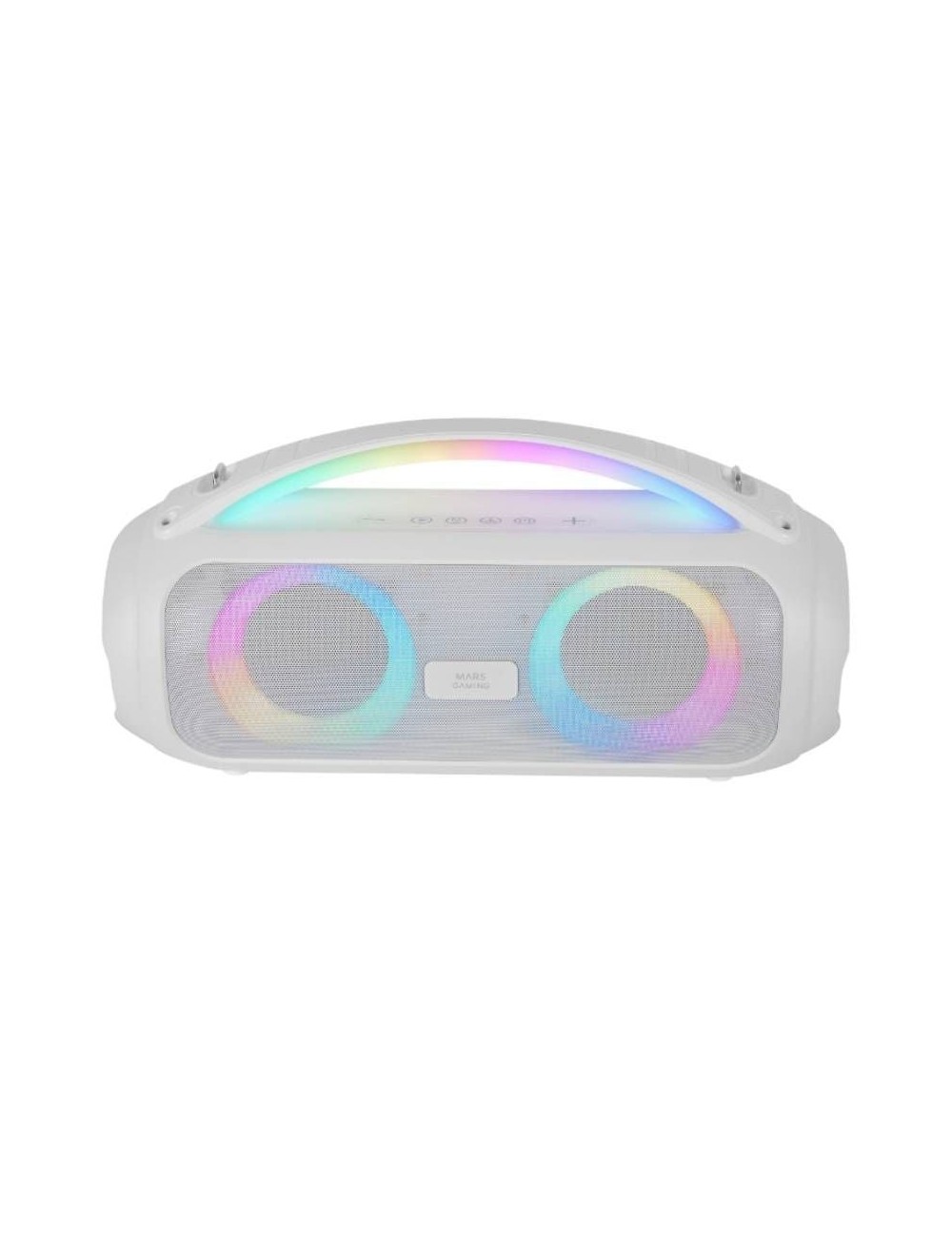 Altavoz con Bluetooth Mars Gaming MS-PULSE/ 50W RMS/ 2.0/ Blanco