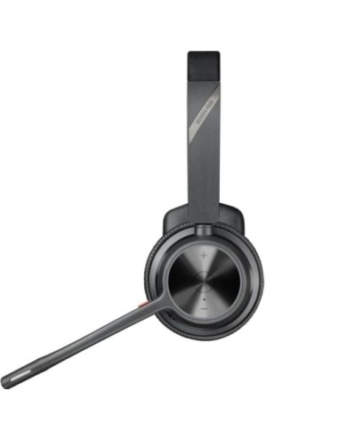 Auricular Inalámbrico Poly Voyager 4310 + Adaptador BT700 + Base de Carga/ con Micrófono/ Bluetooth/ Negro
