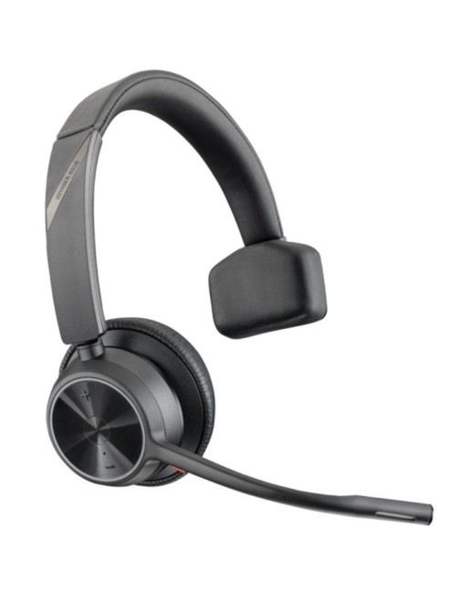Auricular Inalámbrico Poly Voyager 4310 + Adaptador BT700 + Base de Carga/ con Micrófono/ Bluetooth/ Negro