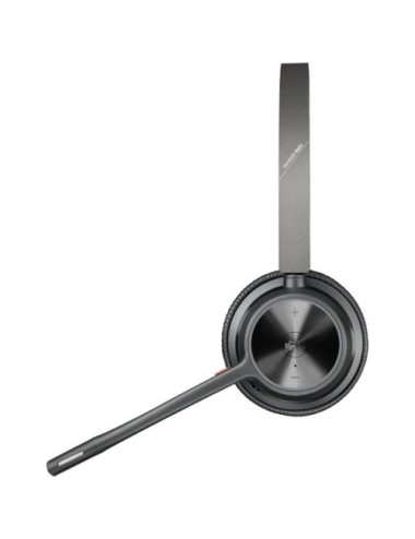 Auriculares Inalámbricos Poly Voyager 4320 para Microsoft Teams + Adaptador BT700/ con Micrófono/ Bluetooth/ Negros