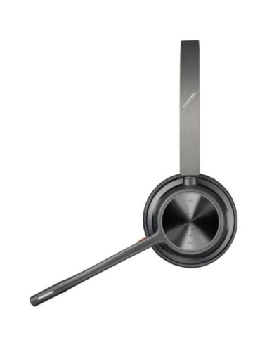 Auriculares Inalámbricos Poly Voyager 4320 UC + Adaptador BT700 + Base de Carga/ con Micrófono/ Bluetooth/ Negros