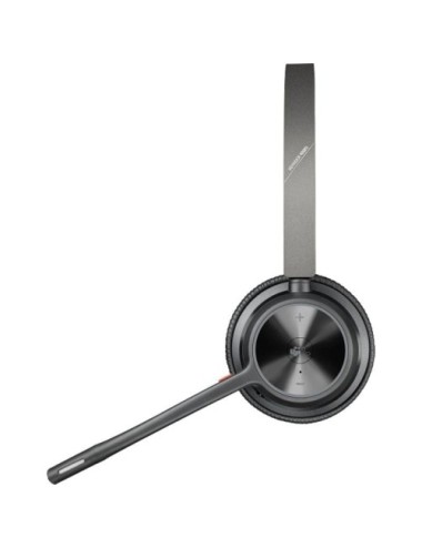Auriculares Inalámbricos Poly Voyager 4320 para Microsoft Teams + Adaptador BT700/ con Micrófono/ Bluetooth/ Negros