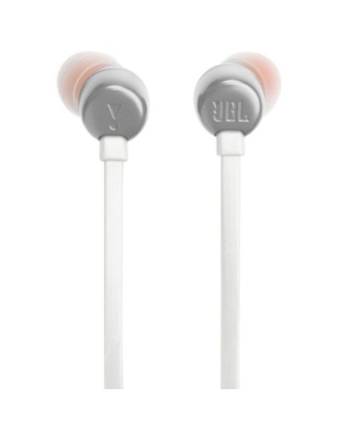 Auriculares Intrauditivos JBL Tune 310C/ con Micrófono/ Blancos