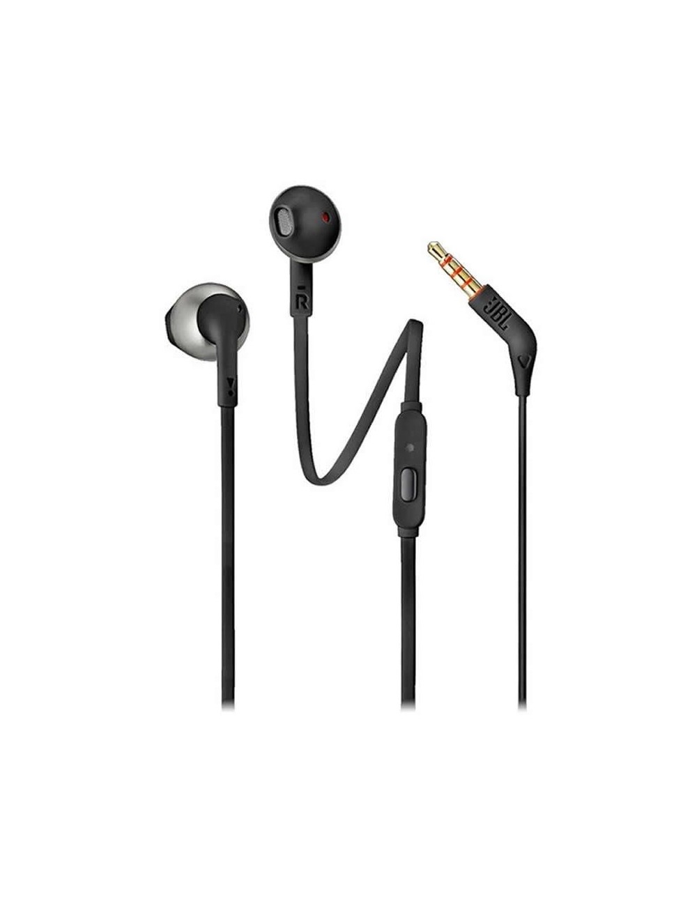 Auriculares Intrauditivos JBL Tune 205/ con Micrófono/ Jack 3.5/ Negros