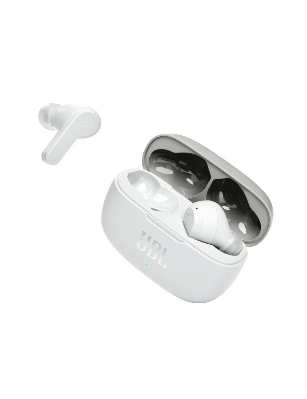 Auriculares Bluetooth JBL Wave 200TWS con estuche de carga/ Autonomía 5h/ Blancos