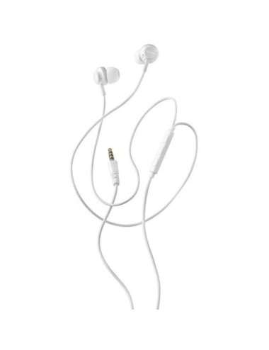 Auriculares Intrauditivos NGS Cross Drift/ con Micrófono/ Jack 3.5/ Blancos