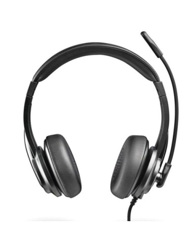 Auriculares NGS VOX605 USB-C/ con Micrófono/ USB Tipo-C/ Negros