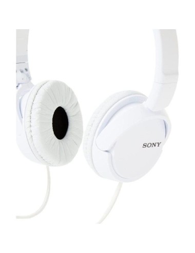 Auriculares Sony MDR-ZX110W/ Jack 3.5/ Blancos