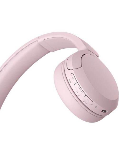 Auriculares Inalámbricos Sony WH-CH520/ con Micrófono/ Bluetooth/ Rosas