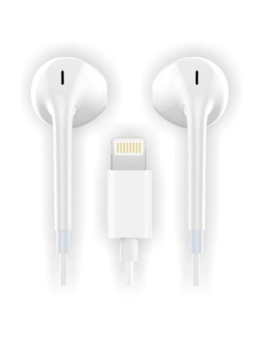 Auriculares Intrauditivos Tech One Tech earTECH HIP TEC1201/ con Micrófono/ Lightning/ Blancos