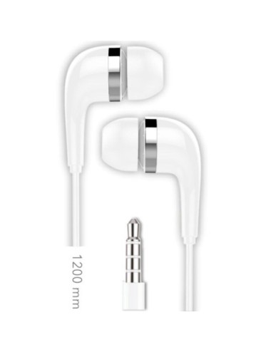 Auriculares Intrauditivos Tech One TEC2905/ con Micrófono/ Jack 3.5/ Blancos