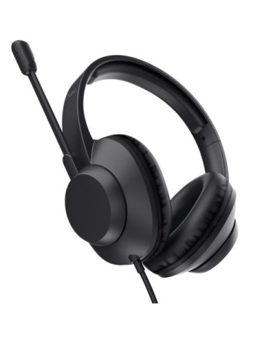 Auriculares Trust Ayda Max USB/ con Micrófono/ USB/ Negros